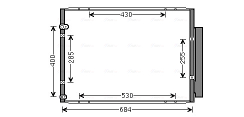 Airco condensor Ava Cooling TO5574D