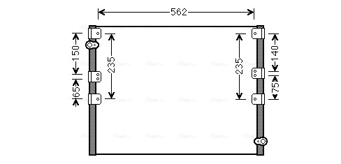 Airco condensor Ava Cooling TO5605