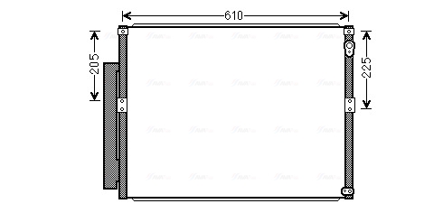 Airco condensor Ava Cooling TO5634D