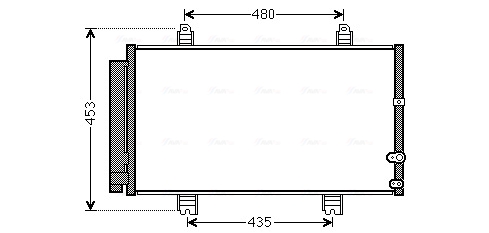 Airco condensor Ava Cooling TO5653D