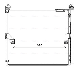 Airco condensor Ava Cooling TO5657D