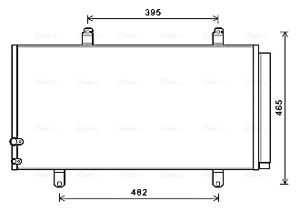 Airco condensor Ava Cooling TO5696D