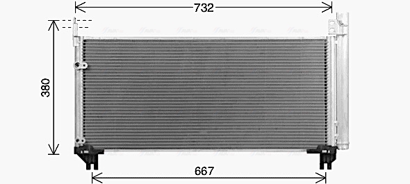 Airco condensor Ava Cooling TO5787D