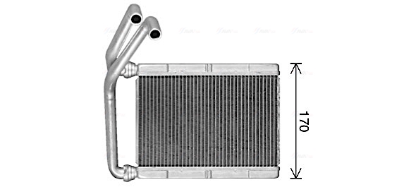 Kachelradiateur Ava Cooling TO6781