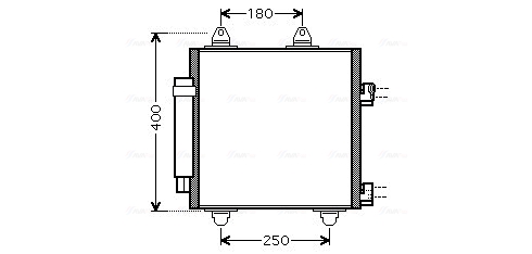 Airco condensor Ava Cooling TOA5414D