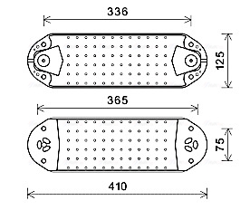 Oliekoeler motorolie Ava Cooling VL3076