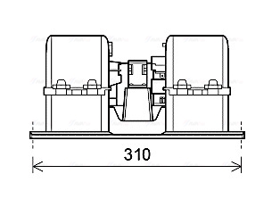 Kachelventilator Ava Cooling VL8071