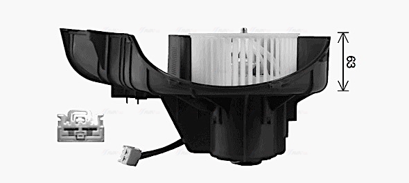 Ava Cooling Kachelventilator VL8164