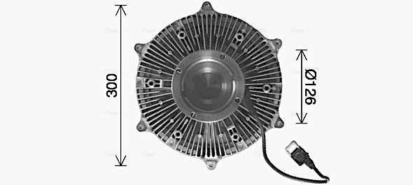 Ava Cooling Visco-koppeling VLC122