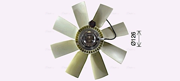 Ava Cooling Ventilatorwiel-motorkoeling VLF068