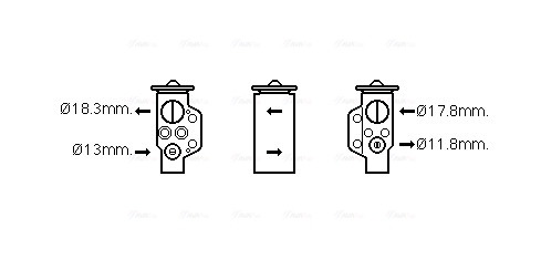 Airco expansieklep Ava Cooling VN1333