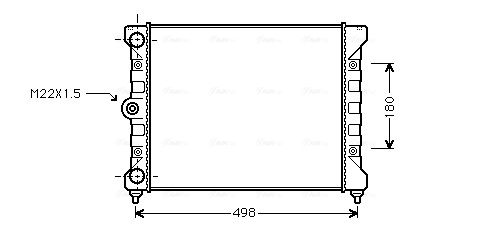 Radiateur Ava Cooling VN2028