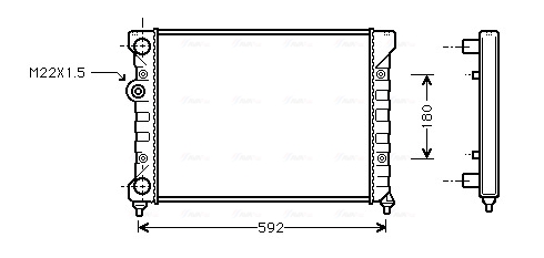 Radiateur Ava Cooling VN2029