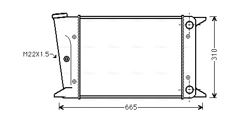 Radiateur Ava Cooling VN2044