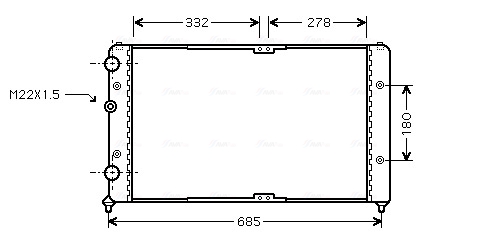 Radiateur Ava Cooling VN2191