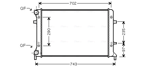 Radiateur Ava Cooling VN2228