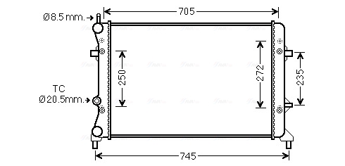 Radiateur Ava Cooling VN2359