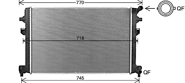 Radiateur Ava Cooling VN2426