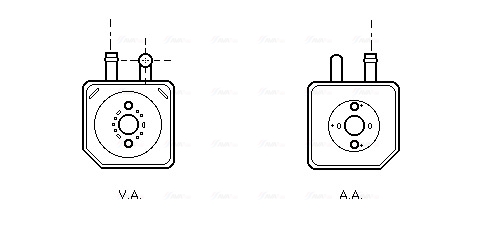 Oliekoeler motorolie Ava Cooling VN3082