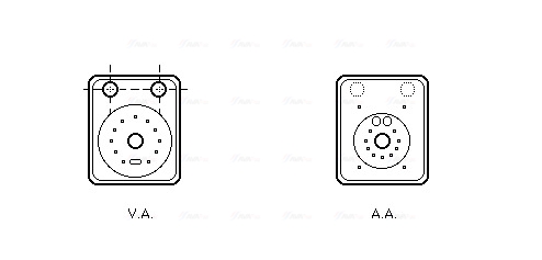 Oliekoeler motorolie Ava Cooling VN3093