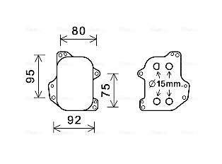 Oliekoeler motorolie Ava Cooling VN3393