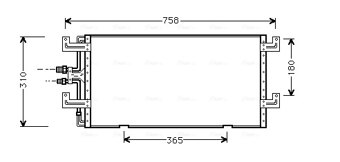 Airco condensor Ava Cooling VN5145