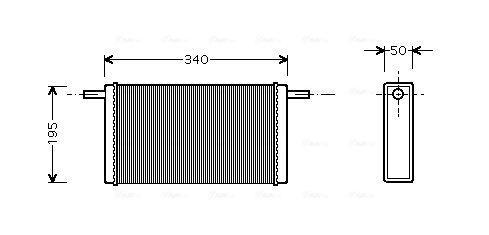 Kachelradiateur Ava Cooling VN6068