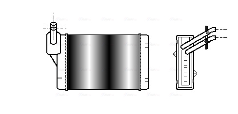 Kachelradiateur Ava Cooling VN6069