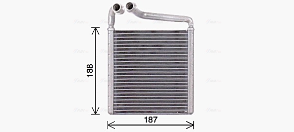 Kachelradiateur Ava Cooling VN6416