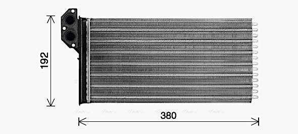 Kachelradiateur Ava Cooling VN6431