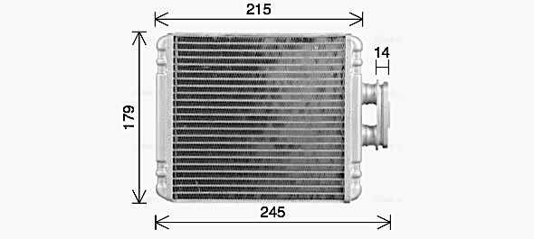 Kachelradiateur Ava Cooling VN6434