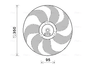 Ventilatorwiel-motorkoeling Ava Cooling VN7511