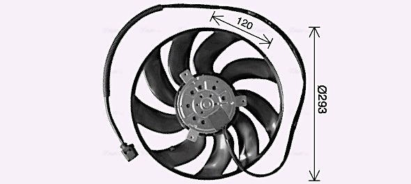 Ventilatorwiel-motorkoeling Ava Cooling VN7542