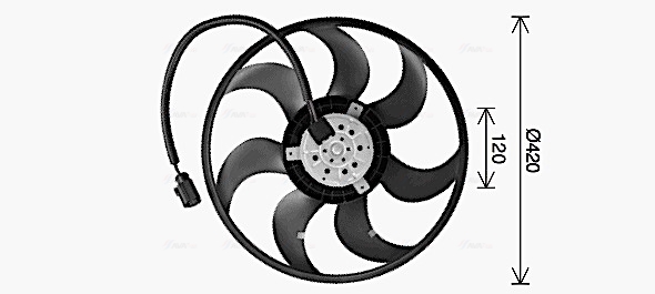 Ventilatorwiel-motorkoeling Ava Cooling VN7547