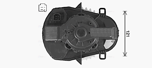 Kachelventilator Ava Cooling VN8549