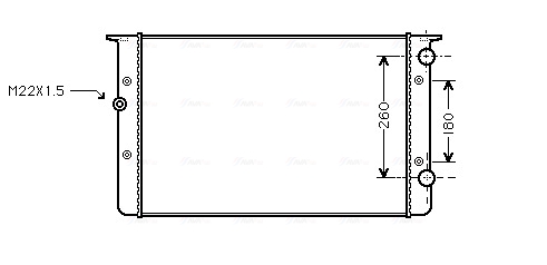 Radiateur Ava Cooling VNA2104