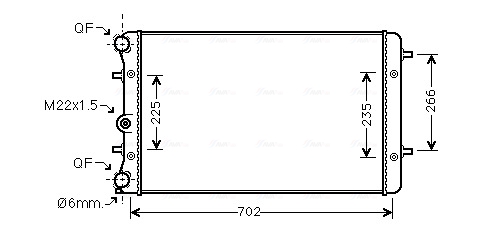 Radiateur Ava Cooling VNA2174