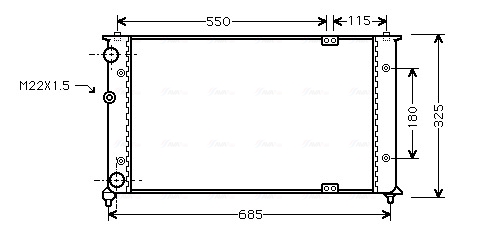 Radiateur Ava Cooling VNA2192