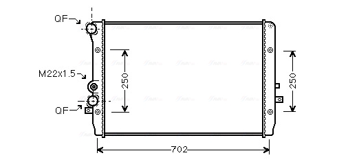 Radiateur Ava Cooling VNA2193