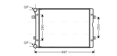 Radiateur Ava Cooling VNA2283