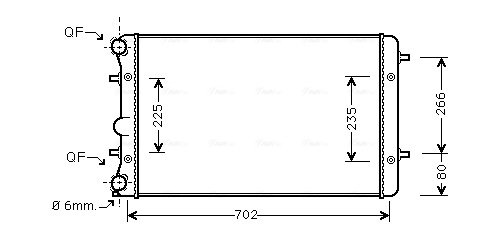 Radiateur Ava Cooling VNA2286