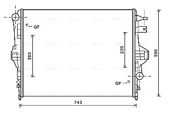 Radiateur Ava Cooling VNA2316