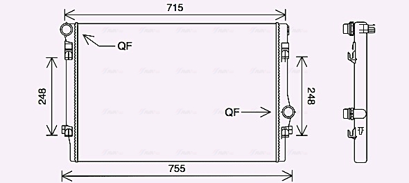 Radiateur Ava Cooling VNA2336