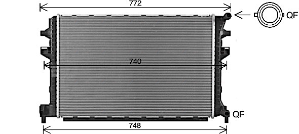 Radiateur Ava Cooling VNA2383