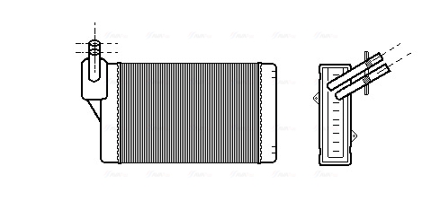 Kachelradiateur Ava Cooling VNA6060