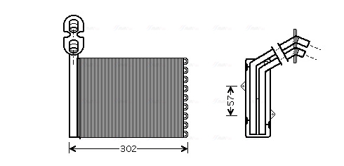 Kachelradiateur Ava Cooling VNA6201