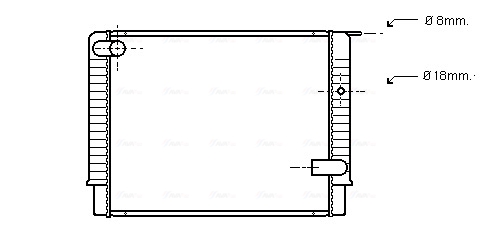 Radiateur Ava Cooling VO2033