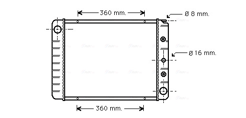 Radiateur Ava Cooling VO2039