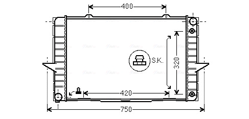 Radiateur Ava Cooling VO2092