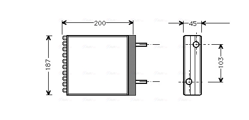 Kachelradiateur Ava Cooling VO6066